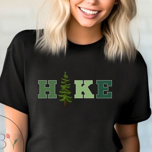 Hiking T-shirt, Hike Shirt, Hiker Gift, Trail Hiking Tshirt, Nature Lover Shirt, Outdoor Sport, Hiking Apparel, Group Hiking Tshirt, Camp