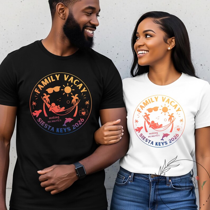 Custom Location Family Vacay 2026 T-shirt, Family Name Vacation Shirt ...