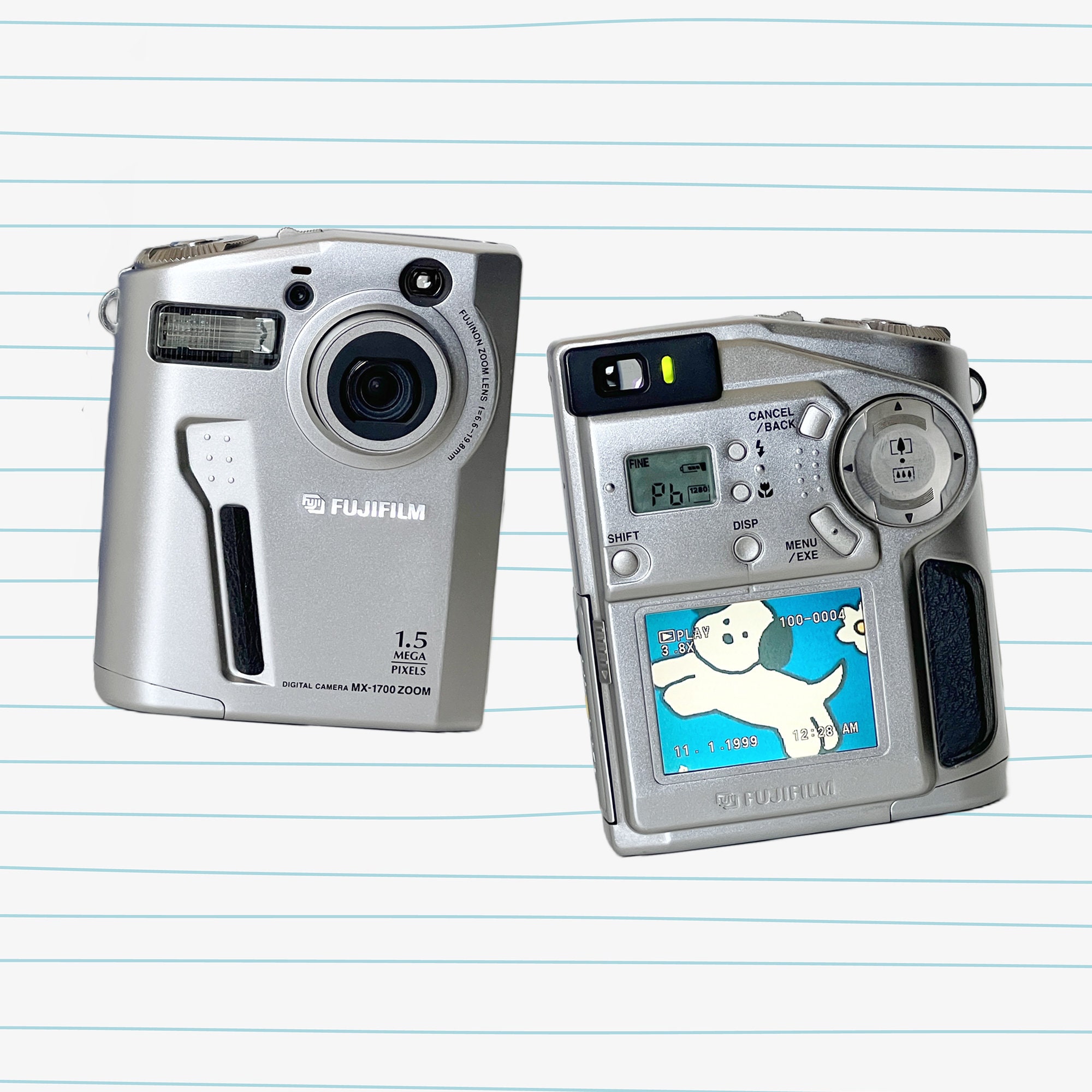 1999 - Fujifilm MX-1700 - Finepix 1700 Zoom - Powers on - Working