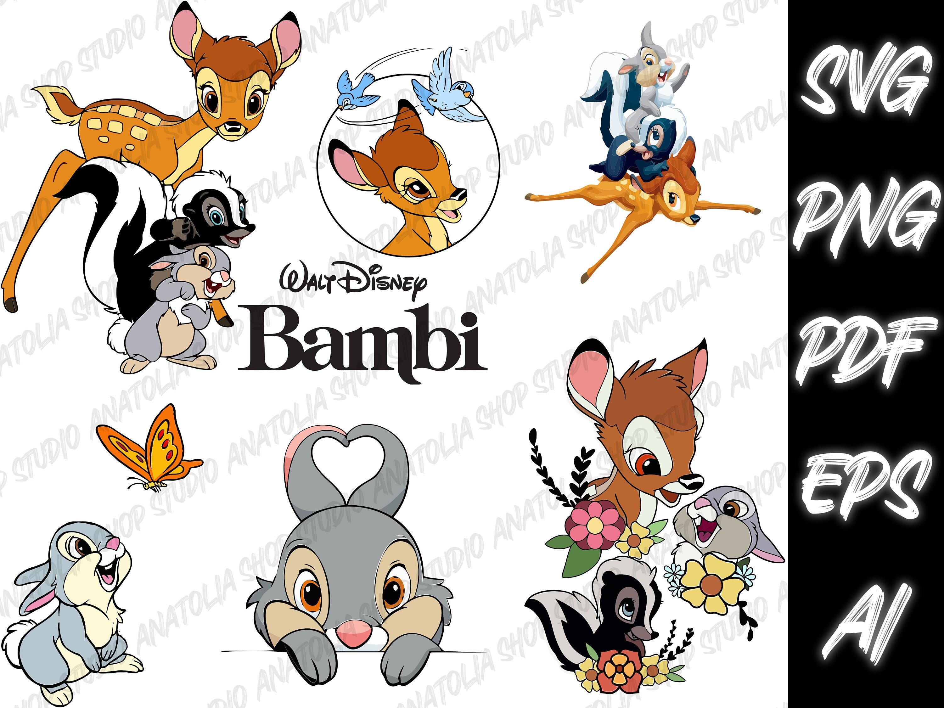 Bambi Png Bambi Svg Bambi Vector Bambi Tshirt Printrabbit Etsy Australia