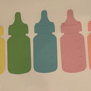 Babyflasche Stanzteile Kartenherstellung Cake Toppers Scrapbooking Embellsihments Pinnwände Geschenkkörbe