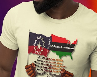 Juneteenth Freedom Day T-shirt, African American Emancipation Tee
