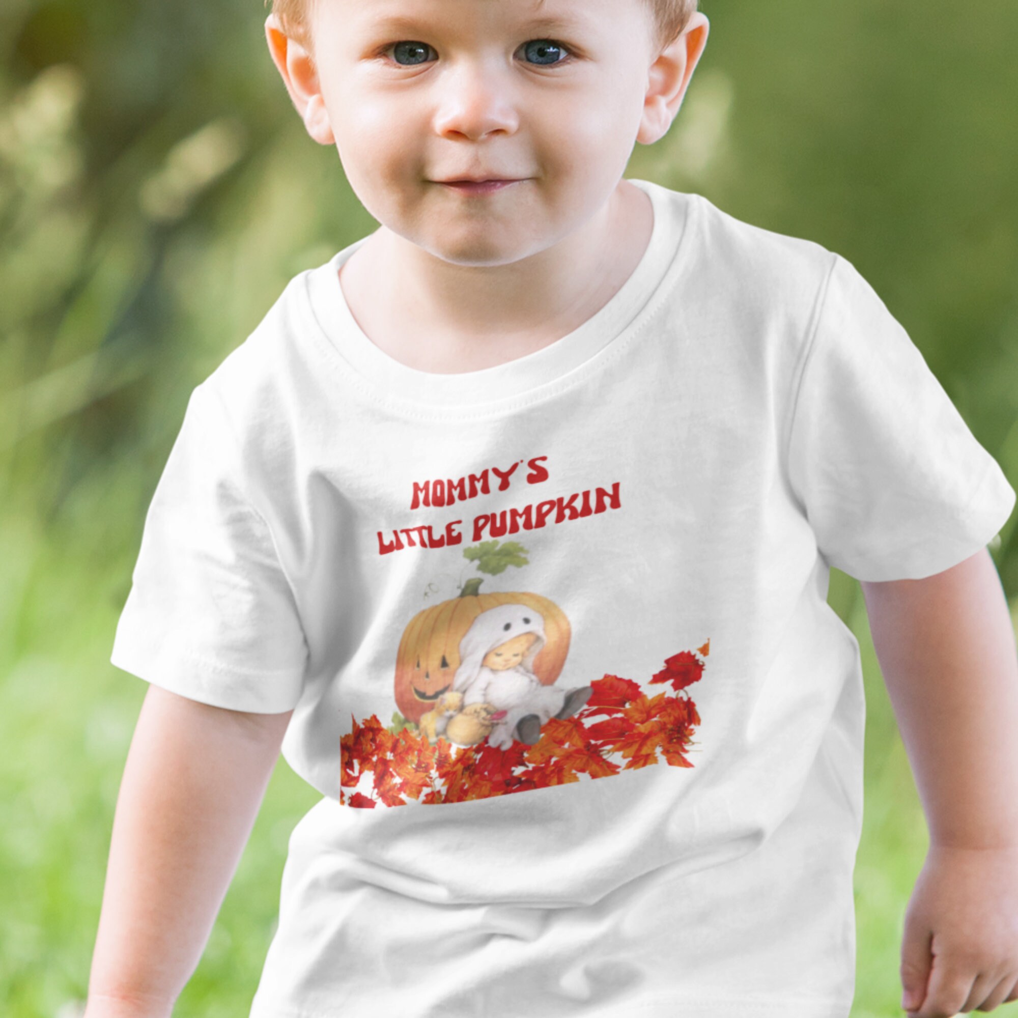 Discover Mommy & Daddy's Little Pumpkin, Kid Fall T-Shirt, Toddler Shirt, Youth Pumpkin Tee, Pumpkin Season Shirt,  Unisex Cute Thanksgiving  Shirt,