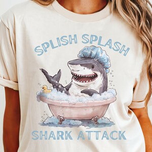 Shark Lover Shirt, Comfort Colors Shark TShirt, Gift for Shark Lover, Funny Shark Gift, Shark Tee, Weirdcore T-Shirt