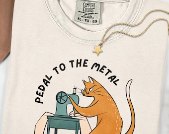 Funny Sewing Shirt, Sewing Lover Gift, Quilting Shirt, Needle Worker, Funny Cat Shirt