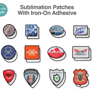 Sublimation blank patches
