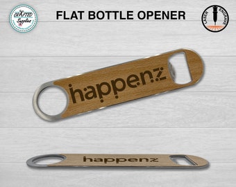 Flat Bottle Opener,  Laser Engravable