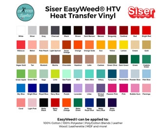 Siser Easyweed Heat Transfer Vinyl - 12 X 15 Sheets – Craft Closet