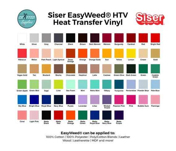 Siser - Heat Transfer Vinyl