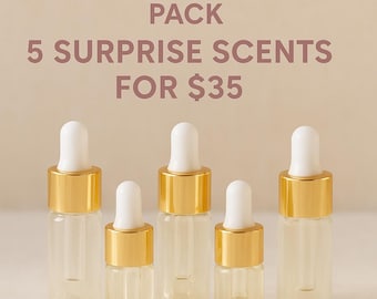 Brown Sugar Babe Fragrance Oils Discovery Set | Mystery Pack Luxury Decants - Samples