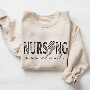 Certified Nursing Assistant Sweatshirt • Retro CNA Sweater • CNA Graduation Gift • Nursing Assistant Gifts • Nursing Assistant Appreciation