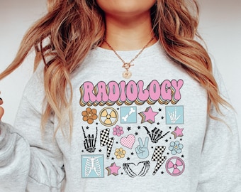 Retro Radiology Sweatshirt • Radiology Gifts • RAD Tech Sweater • X-ray Tech • Radiologist Gift • CT MRI Tech Graduation • Radiology Nurse