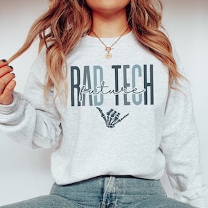 Future RAD Tech Sweatshirt • RAD Tech Student Gifts • X-ray Tech In Progress Sweater • Xray Technologist Loading • Radiology School Crewneck