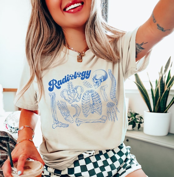 Radiology Shirt • RAD Tech Skeleton Tshirt • Radiology Gifts • Gift for Xray Tech • X-ray Technologist Tee • CT MRI Tech Appreciation Gift
