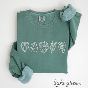Plant Sweatshirt • Comfort Colors Houseplant Sweatshirts • Monstera Sweater • Retro Plant Crewneck • Plant Lover Gifts • Plant Mama Gift