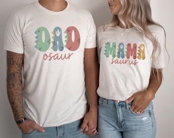 Mamasaurus & Dadosaur Shirts • Mama Dinosaur Birthday Party Tshirt • Dad Dino Bday Tee • Matching Family Birthday Shirts • Mom and Dad Tee
