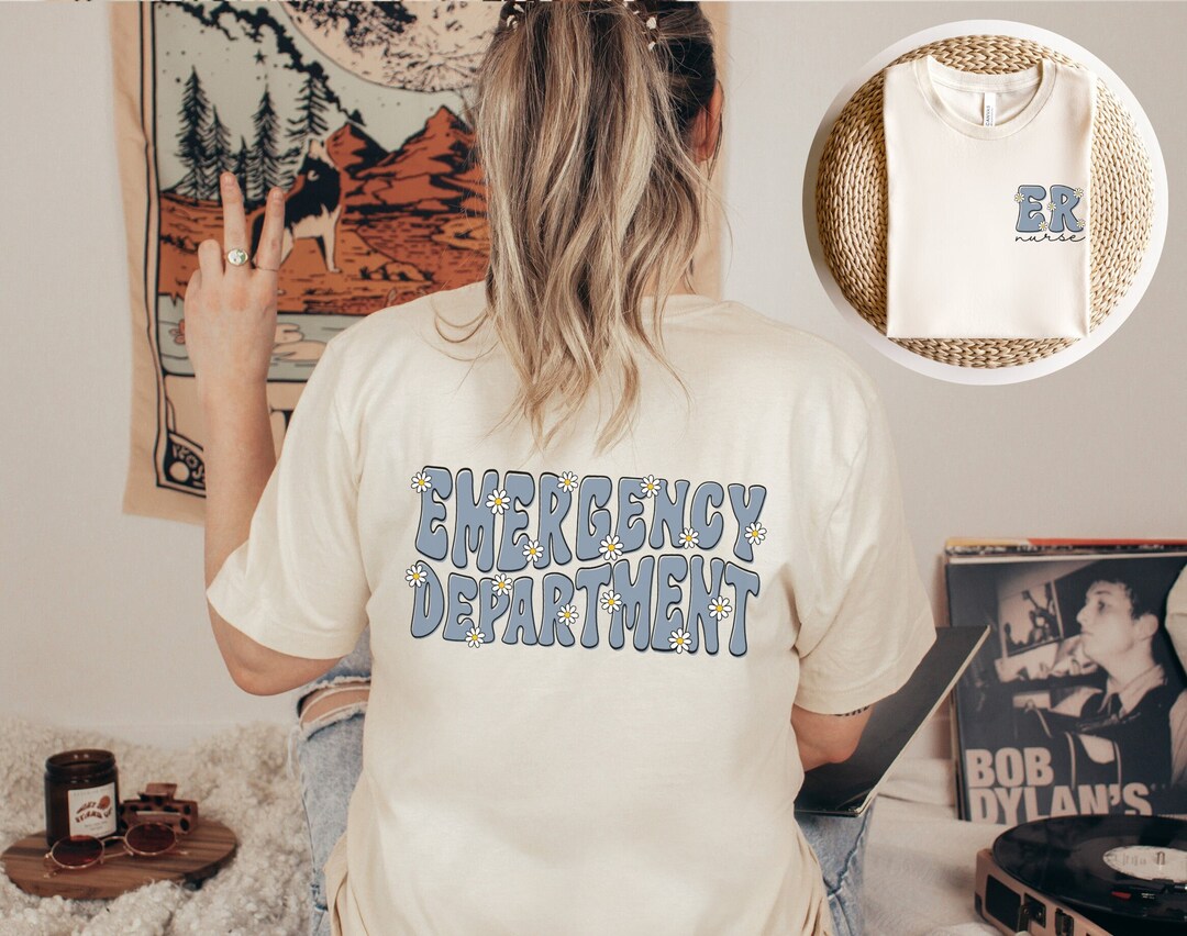 Emergency Department Shirt • Personalized ER Nurse Tshirt • Custom ER ...