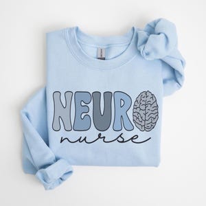 Neuro Nurse Sweatshirt • Neuro Nurse Gifts • Neurology Nurse Sweater • Neuro ICU Nurse • Neurology Graduation Gift • Group Neuro RN Crewneck