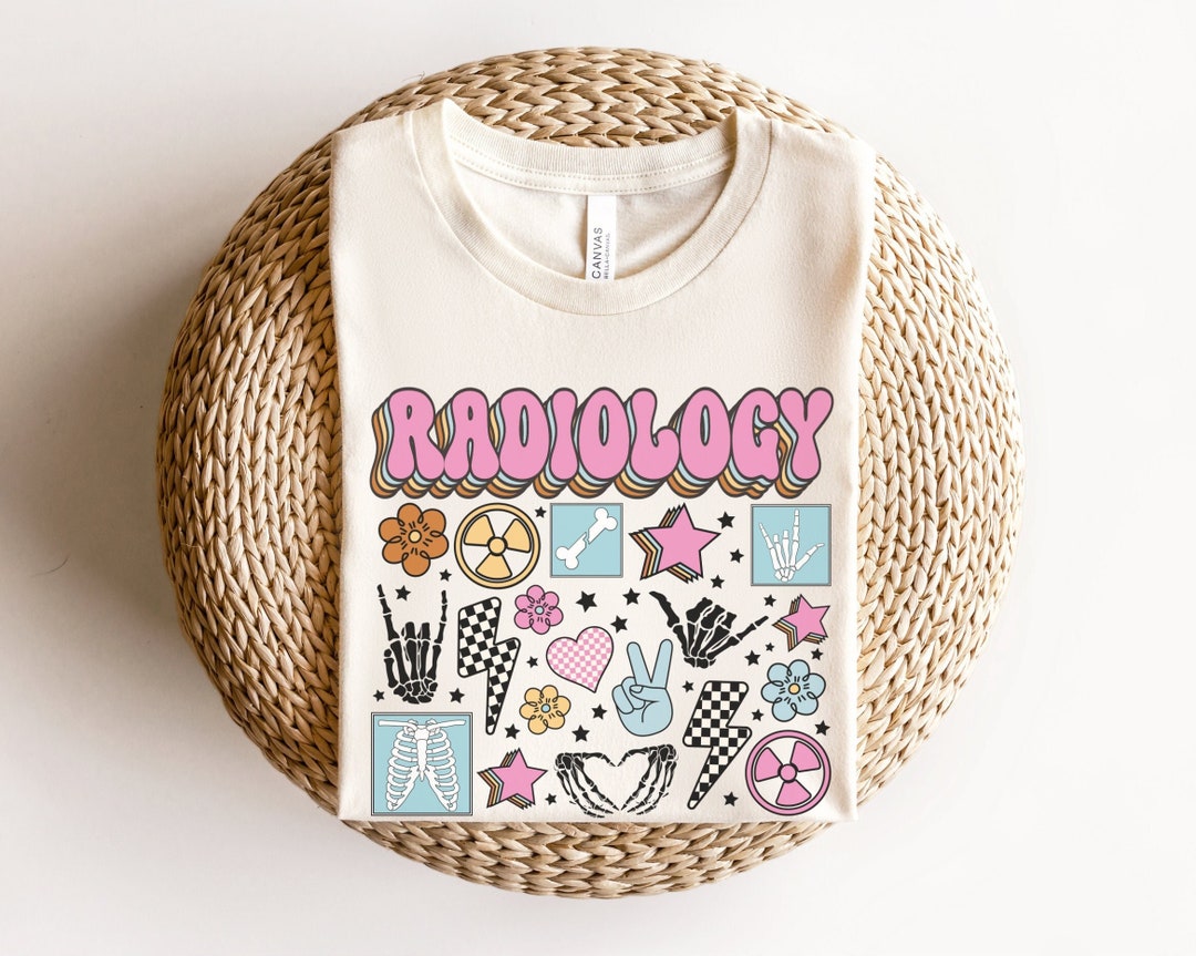 Retro Radiology Shirt Radiology Gifts RAD Tech Tshirt Xray Tech Tee Radiologist Gift CT MRI
