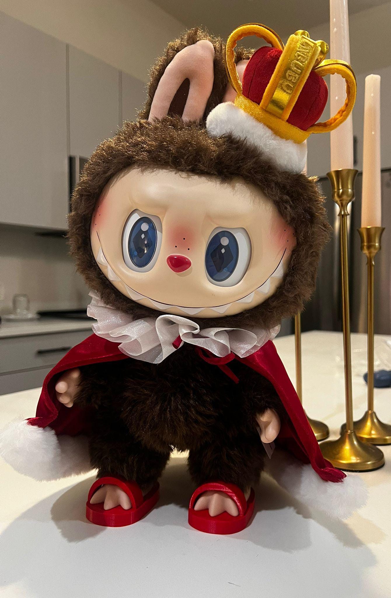 ZIMOMOさん専用 ZIMOMO グレー LABUBU ラブブ ぬいぐるみ 海外限定POPMART