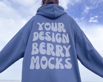 Surreal Unisex Sweatshirt Indigo Blue Surreal Unisex Sweatshirt Indigo Blue