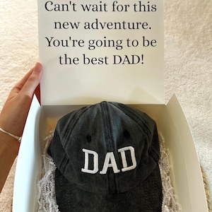 Dad Baseball Pregnancy Announcement Gift Box // Pregnancy Announcement Box, Pregnancy Reveal, Daddy Gift Box, Pregnancy Reveal, Husband Gift
