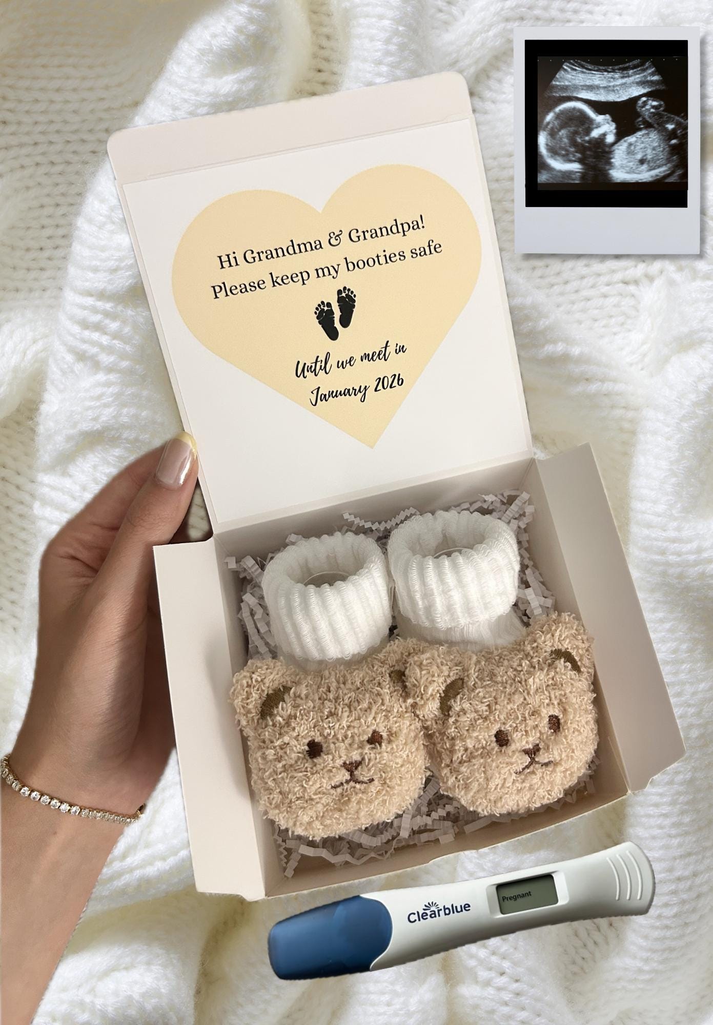 Pregnancy Reveal to Grandparents