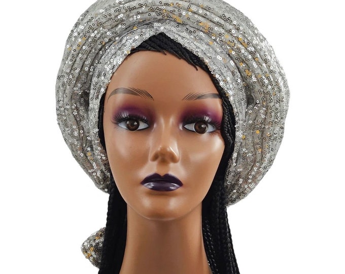 Sequence African Queen Round Turban