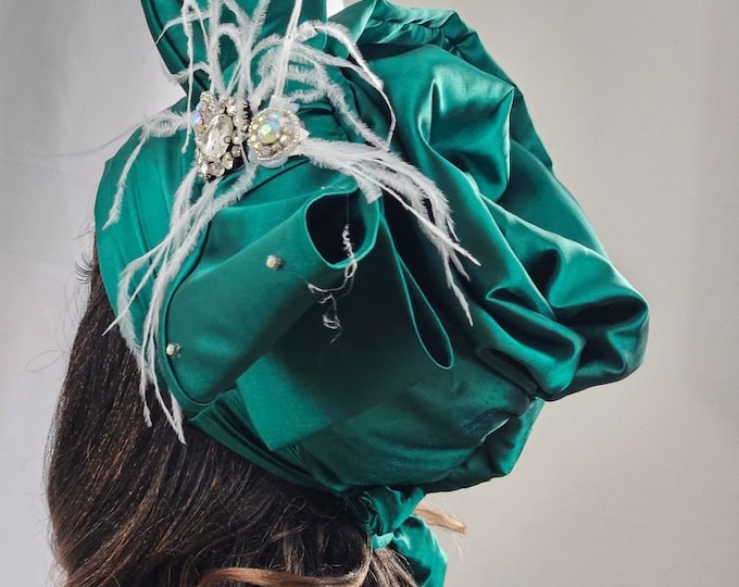 Azizah Glam Turban Cap for women