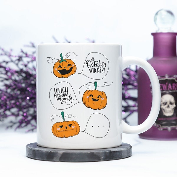 Punny Pumpkin Patch Mug - Ceramic Novelty Coffee Cup