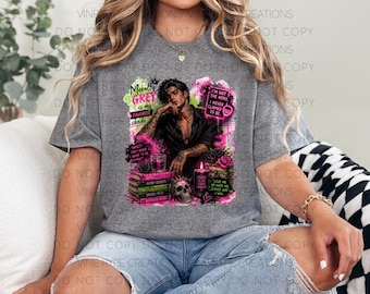 Moralt grå PNG-skjortdesign | Dark Romance BookTok-grafik (digital nedladdning)