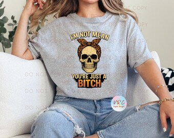 Sarkastisk dödskalle PNG – Vuxen humorgrafik – Rolig attityddesign