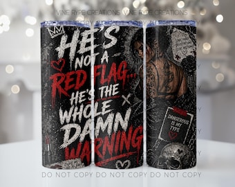 Dark Romance Tumbler Wrap | Gothic BookTok PNG (Digital Download)