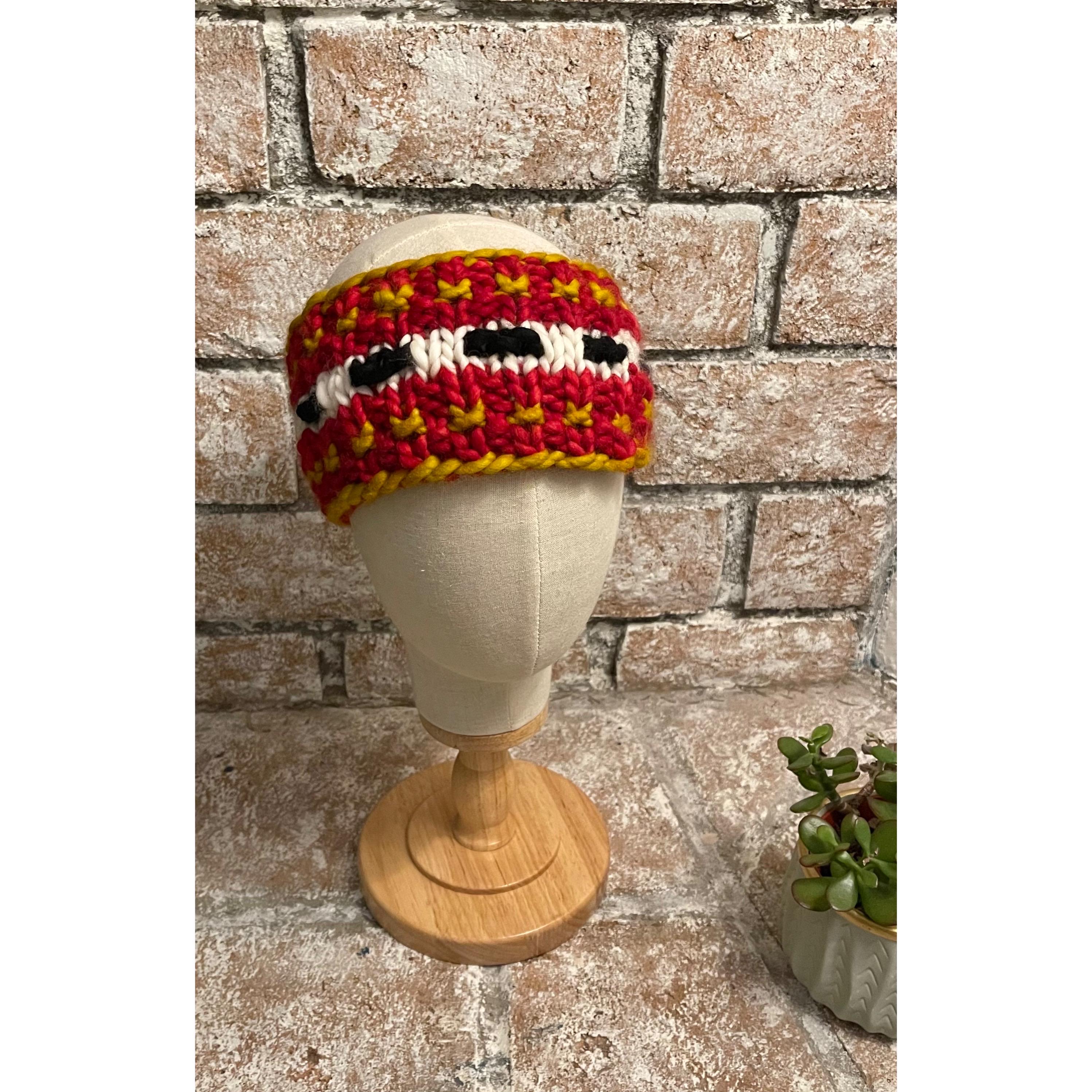 ❤Handmade 49ers/fan Braided Knit Headband 49ers scarf crochet pattern ideas main image 2