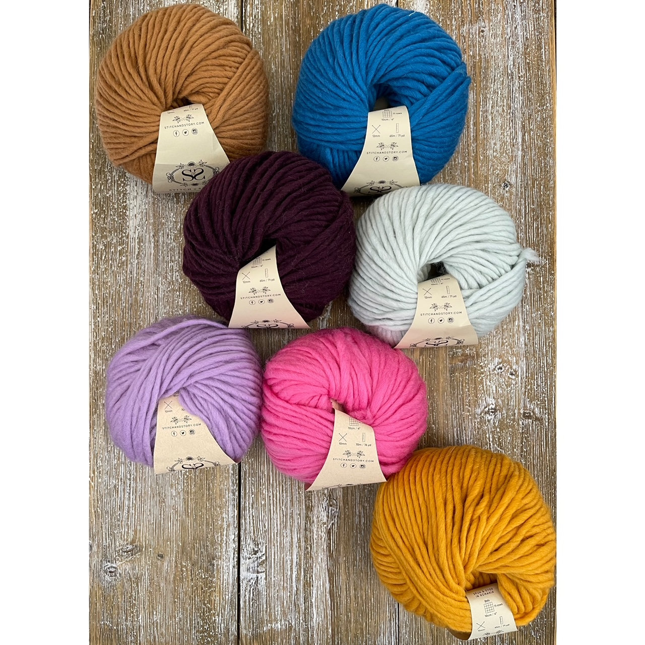 Lemonwood Iris Yarn Box