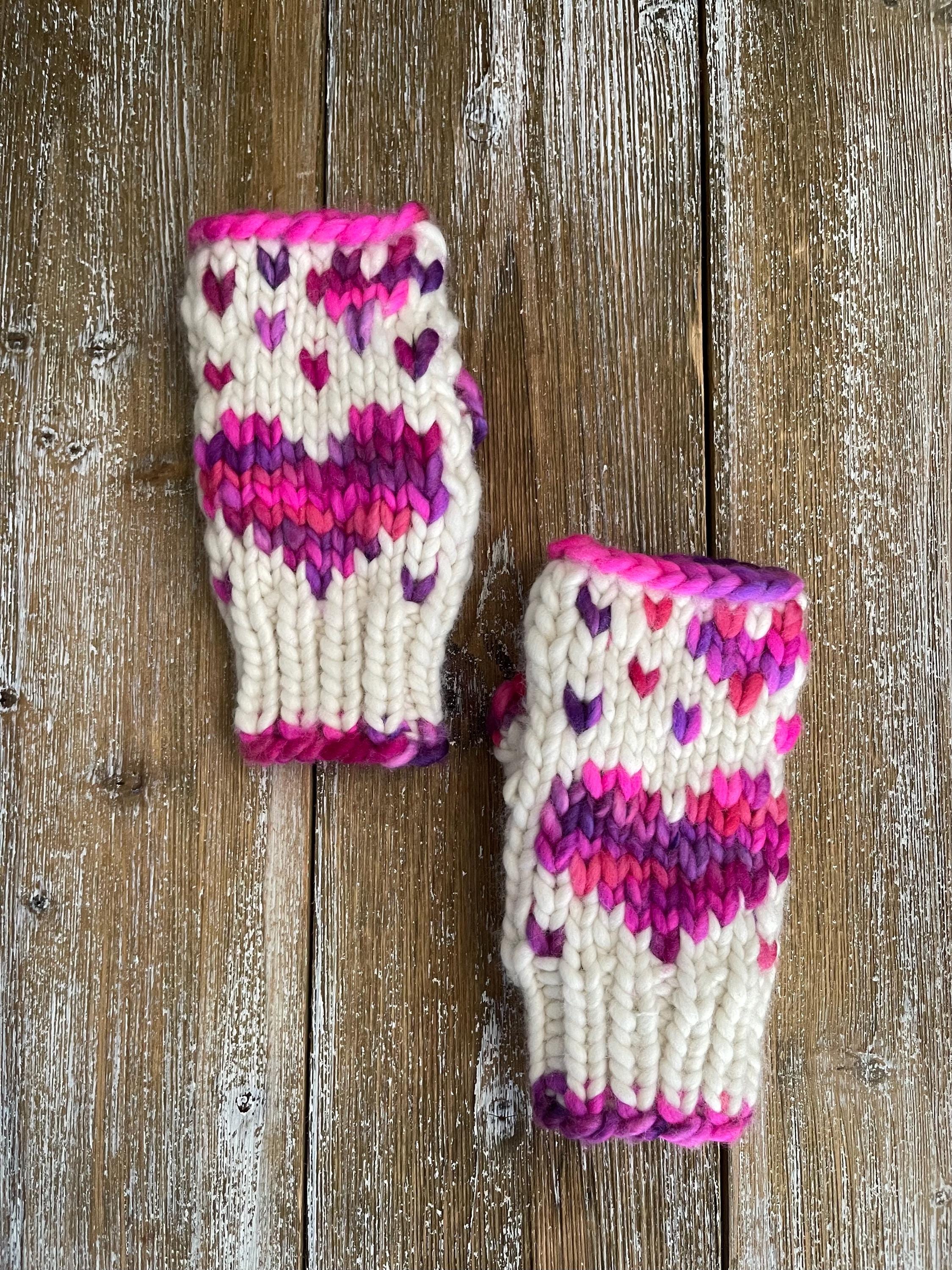 Heart Gloves Hat Set - Etsy display picture 2