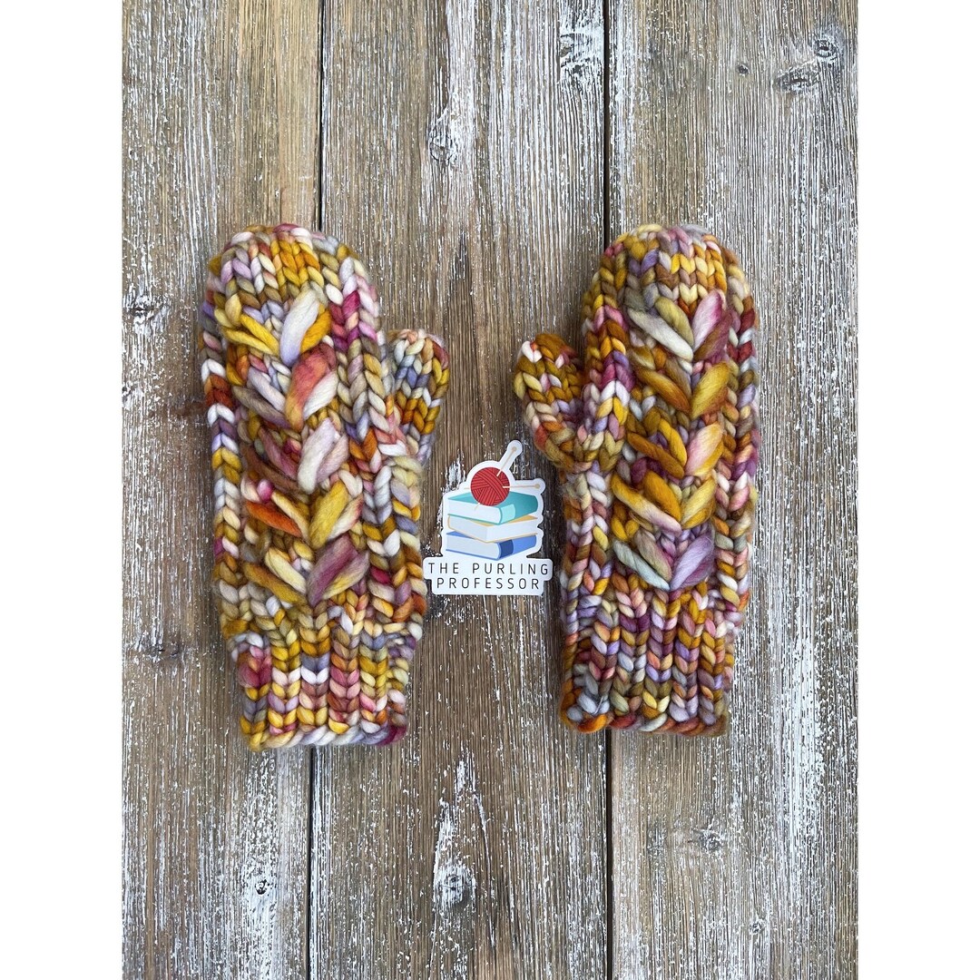 Mittens Color Multicolor Mittens for Adult or Teen in Luxury Wool - Etsy