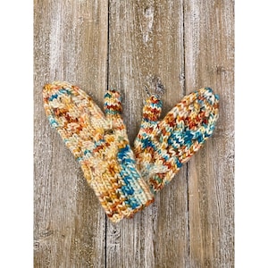 Luxury wool gloves mittens multi-color