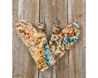 Luxury wool gloves mittens multi-color