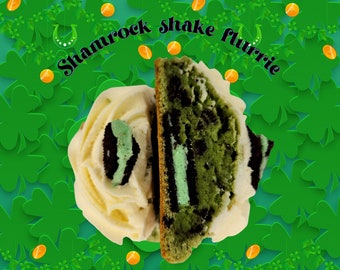 Receta de galletas rellenas de batido de trébol / Panadería gourmet (Descargar PDF)