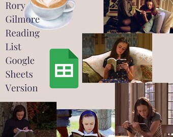 Rory Gilmore Reading Challenge Checklist - Google Sheets Template