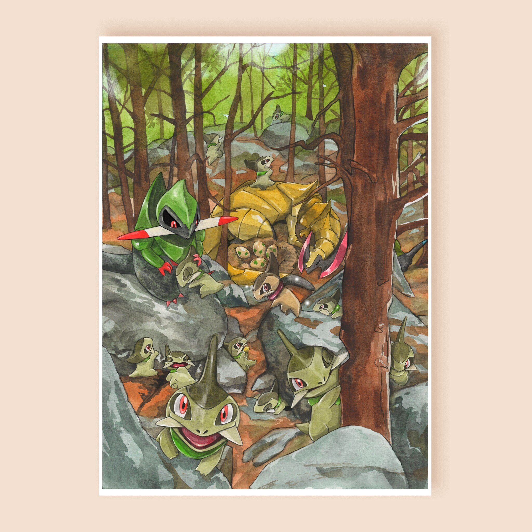 momorin絵画4点 MofinngramArt - Etsy