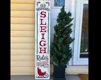 Christmas Porch Sign, Seasonal Porch Sign, Welcome Sign, Christmas Decor, Farmhouse, Rustic, Handmade