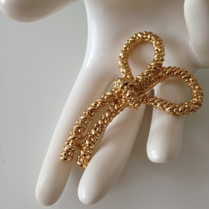 Christian Dior Vintage Schleifen Brosche 1980er Jahre