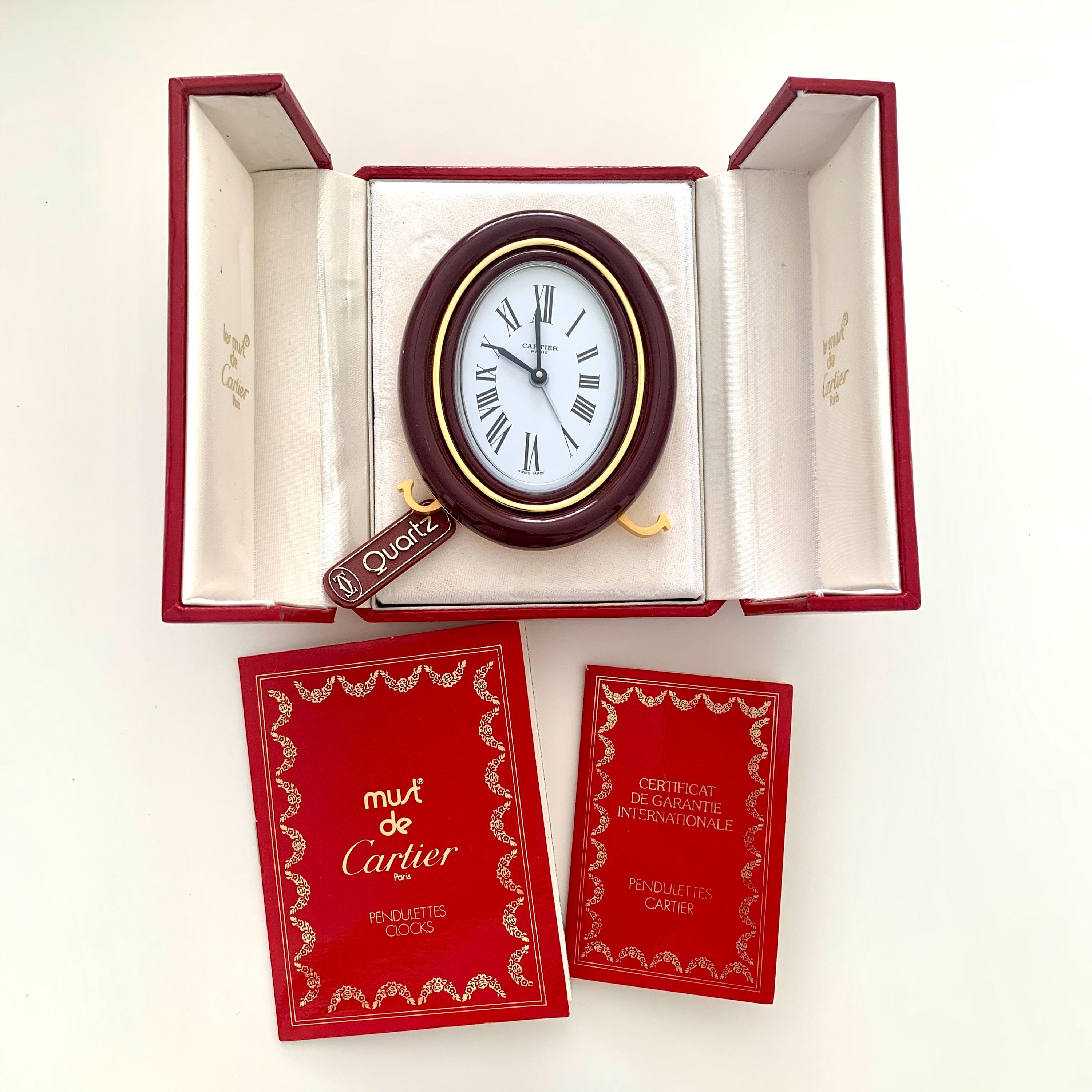 Cartier Desk Clock - Etsy
