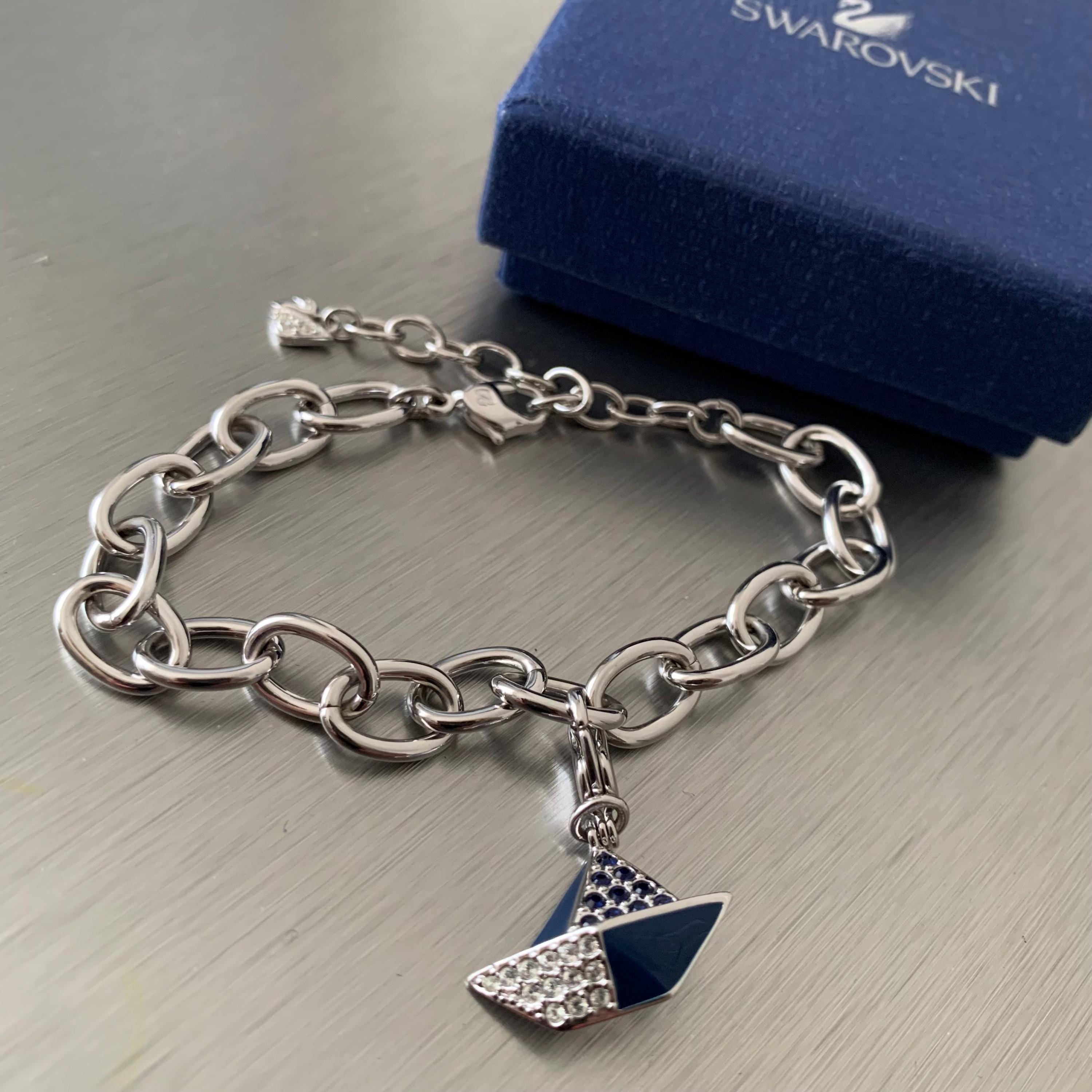 【スワロフスキー】　　帆船　　SWAROVSKI スワロフスキー Swarovski 2004年 廃盤品 『中国の平底帆船』 272708