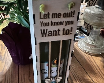 Wine Holder Jail - Let Me Out!