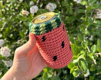 Watermelon Fruit Can Coozie