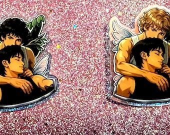 Ember & Ice Heated Rivalry Acrylic Pin
