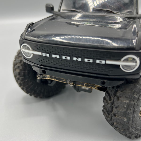 Trx4m bronco high clearance indestructible bumper • 3d printed • Traxxas • upgrade • flexible